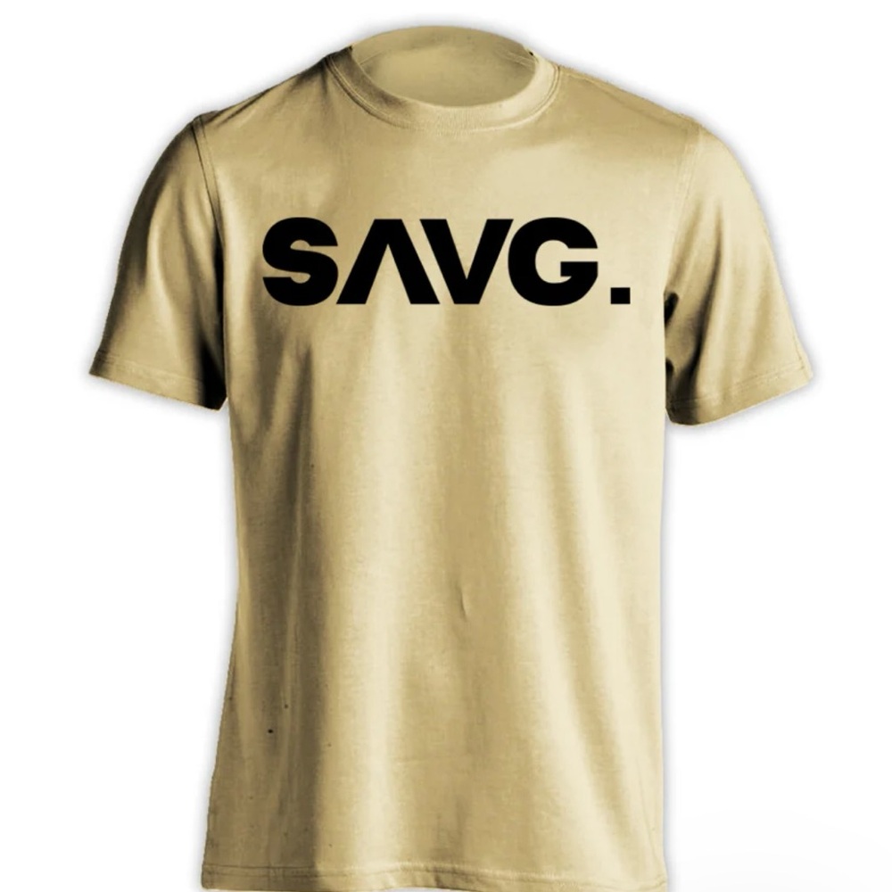 SAVG CLASSIC TEE. - SAND #F025